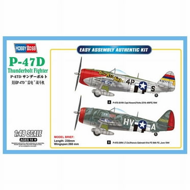 P-47D Thunderbolt 1/48 Scale Plastic Model Kit Hobby Boss