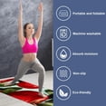 thumbnail image 2 of Fruit Gym Towel with Storage Bag, 72.8"x26.8", Suitable for Yoga, Pilates, Fitness, Hot Yoga Towel, Yoga Mat Towel, Yoga Blankets, 2 of 6