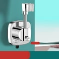 thumbnail image 4 of Soporte para cabezal de ducha con ventosa, ajustable 360°, soporte de ducha de mano, montaje en pared sin taladro, con gancho y soporte para varilla, para alquiler de autocaravanas, hoteles y baños, 4 of 5