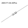 thumbnail image 3 of Uxcell Fast Acting Blow Fuse Axial Lead Glass Fuse 3.6mm x 10mm 250V F1.5A 20pack, 3 of 3