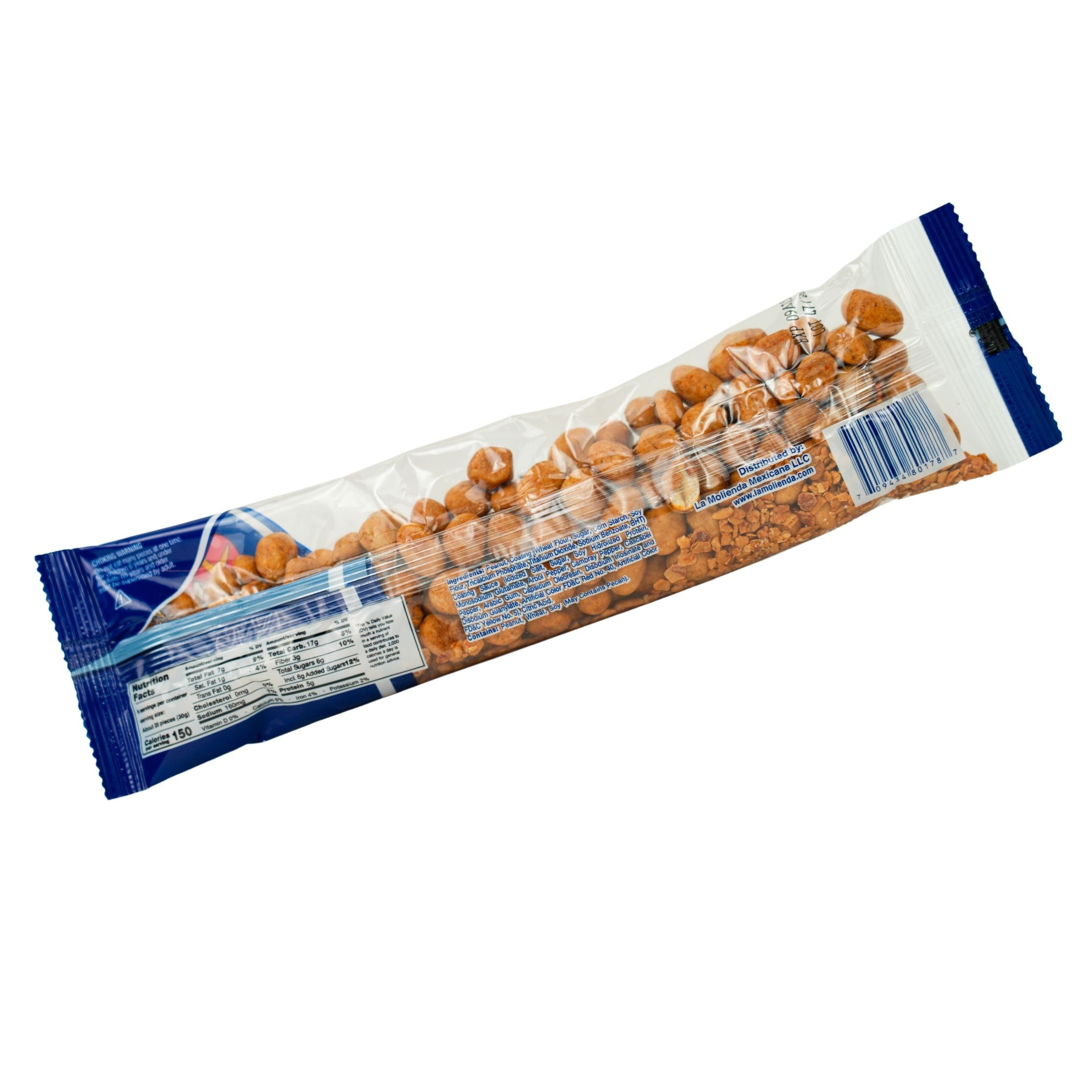 (6 pack) La Molienda Japanese Paketon Peanuts, Mexican Traditional Nut Treat, 6.3 oz
