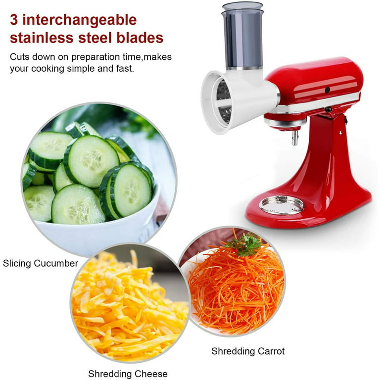 Cheese Grater Attachment Slicer Shredder Attachments for