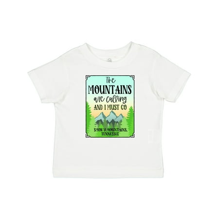 

Inktastic The Mountains Are Calling- Smoky Mountain Tennessee Gift Baby Boy or Baby Girl T-Shirt