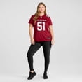 thumbnail image 6 of Women's Nike Krys Barnes  Cardinal Arizona Cardinals Team Game Jersey, 6 of 7
