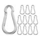 thumbnail image 1 of Uxcell Paquete de 12 Ganchos de Resorte, Ganchos de Enlace Rápido de Acero Inoxidable de 2.38 Pulgadas para Clip de Llaveros, 1 of 1