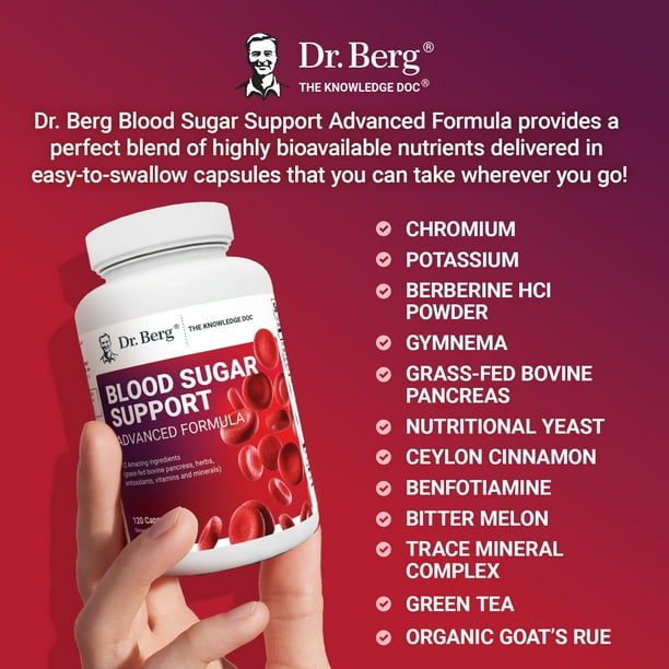 Dr. Berg Blood Sugar Caps - Digest - Walmart Business Supplies