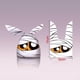 thumbnail image 1 of 50 piezas caja de pastel Eva Candy Box para Halloween alrededor de 10x1 7 cm/3,93x6,69 pulgadas momia Sywqhk Libre de BPA, 1 of 3