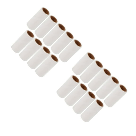 Hemoton 18 pcs Lint Roller Refills For Pet Hair Extra Sticky For Clothes Dog Hair Clothes Bag Dust Fuzz Lint Remover 30 Sheets Per Refill 270 Sheets Total