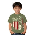 thumbnail image 4 of Gunia Kids Boys 250Th Anniversary Shirt Short Sleeve 4Th Of July Independence Day Flag Patriotic Casual Crewneck Tops Tee Comfortable T-Shirt For Toddler To 1-13 Years, 4 of 4