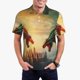 thumbnail image 1 of Balery Castle Red Green Sky Dragon Camisa Polo de Hombre con Estampado, de Manga Corta y Tejido Medio, Camisa Tipo Golf Polo-XX-Large, 1 of 6