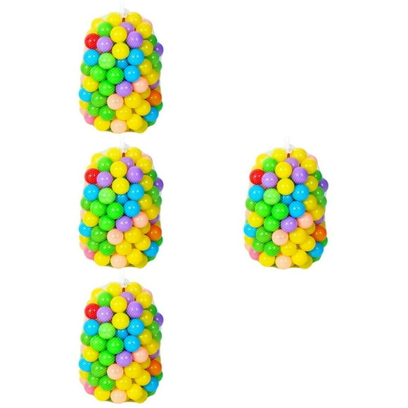 Dosaele 4 PCS Baby Pool Kiddie Plastic Ball Toy Small Toys Kids Ocean Balls