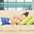 thumbnail image 3 of Latest Checkered 4 Pieces Couch Covers for 3 Cushion Couch Extra Large High Stretch Thickened Sofa Cover for Dogs Pets Anti Slip Furniture Protector Sofa Slipcovers (XL Sofa, Beige), 3 of 7
