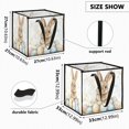 Bunny Easter Eggs Rabbit Cube Storage Bin Storage Basket for Shelves