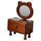 thumbnail image 4 of Espejo de sobremesa, espejo de maquillaje, elegante decoración de escritorio, retro, portátil. Panda, 4 of 9