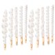 thumbnail image 2 of GOOHOCHY 10 horquillas de perlas con estilo, horquillas elegantes para el pelo, accesorios para el pelo para niñas, para fiestas y banquetes (blanco, 5 unidades por juego), 2 of 8