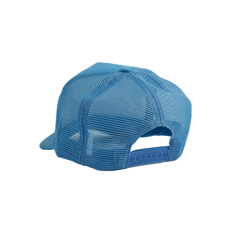 Top Headwear Blank Trucker Hat - Mens Trucker Hats Foam Mesh Snapback Sky Blue