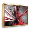 thumbnail image 1 of DESIGN ART Designart 'Fractal 3D Deep into Middle' Abstract Framed Canvas Art Print 40 in. wide x 30 in. high Gold, 1 of 5