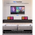 thumbnail image 3 of Gesnada Karaoke Machine for Adult with 2 Wireless Microphones,Bluetooth Speaker and Dual 4" Woofer for Party,Gifts, 3 of 15