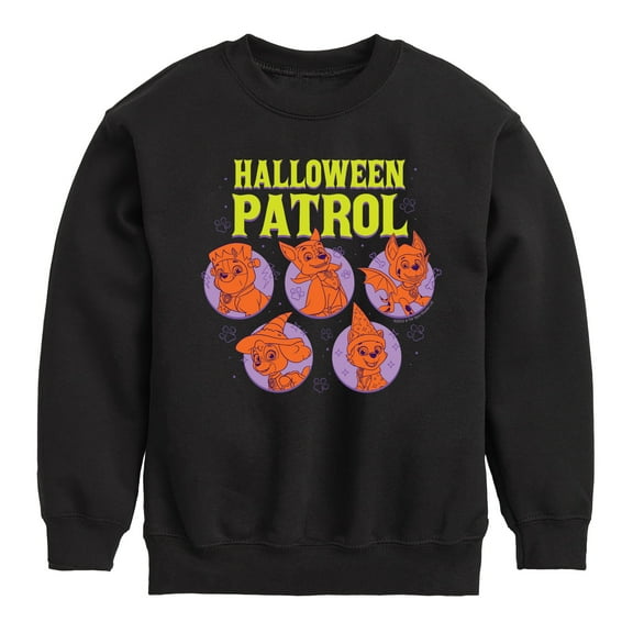 Paw Patrol - Halloween Patrol - Toddler And Youth Crewneck Fleece Sweatshirt