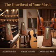 Mechanical Metronome with Wood Grain Finish – High Precision for Piano & Guitar