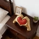 thumbnail image 5 of Estatua de gesto de mano, escultura de gesto de en forma de corazón para escritorio de chimenea, 5 of 9
