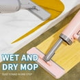 thumbnail image 6 of Rotating Self-Wringing Mini Mop | 360-Degree Swivel Head for Desk & Bathroom Cleaning | Handheld Flat Mop with Reusable Microfiber Pads | No Hand Washing Required, 6 of 11
