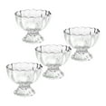 thumbnail image 4 of 4Pcs Footed Dessert Bowls Sundae Cups Yogurt Parfait Pudding Tasting Glasses, 4 of 6