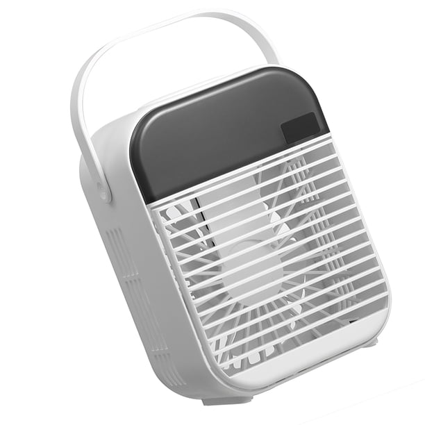 Billuyoard Mini ventilador de refrigeración, contenedor de agua de 200ml, ventilador de pulverización ajustable, 4 velocidades de viento, ventilador de Electrodomésticos Blanco Billuyoard HA006508-01B