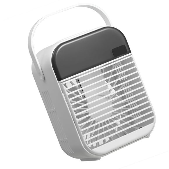 Billuyoard Mini ventilador de refrigeración, contenedor de agua de 200ml, ventilador de pulverización ajustable, 4 velocidades de viento, ventilador de Electrodomésticos Blanco Billuyoard HA006508-01B