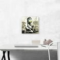 thumbnail image 2 of ARTCANVAS Sunflower Field Gas Mask Girl Canvas Art Print by Banksy - Size: 12" x 12" (1.50" Deep), 2 of 9