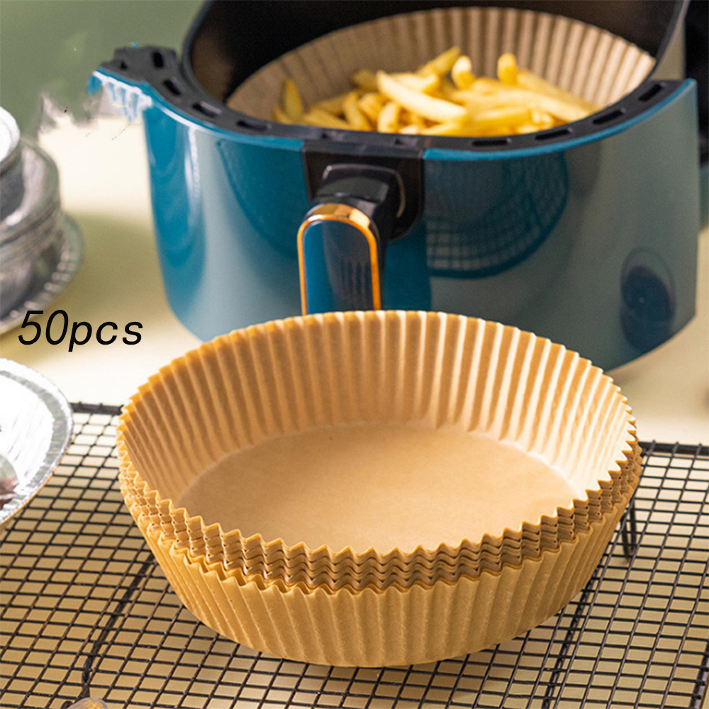 Dicasser 50 Pcs [ Large Size ] Air Fryer Disposable Paper Liner, Air