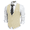 Beige, variant on Suit Vest for Mens V-Neck Formal Business Waistcoat Regular Fit Dress Vests Casual Daily Wear
