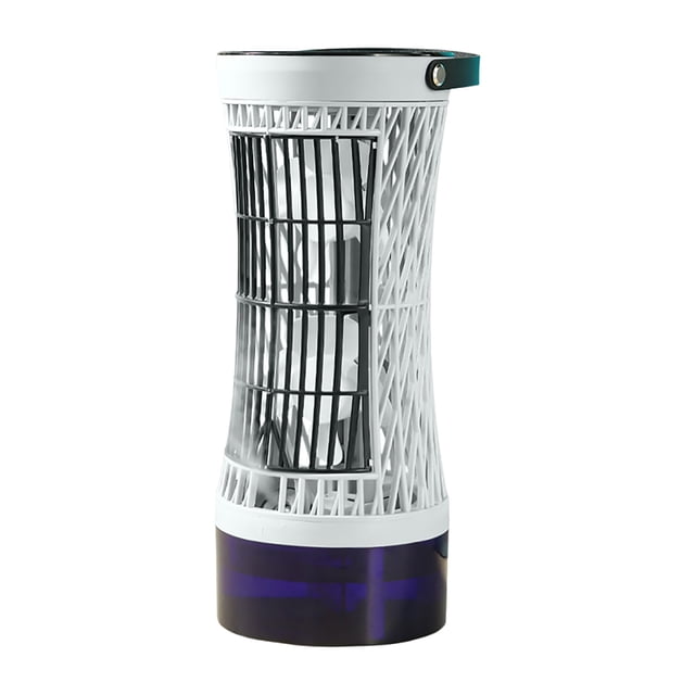 White Mini Usb Tower Fan Desktop Spray Humidifier Portable Mute Operation Plug In Design For Office Home Room Personal Cooling #9d78X
