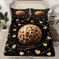 thumbnail image 2 of Feelyou Baseball Gaming Twin Sheet Sets, Cheetah Print Bedding, 3-Piece, 2 of 7