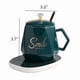 thumbnail image 4 of Taza Térmica de Cerámica | Temperatura Constante de 55 Grados | Control Inteligente de Temperatura | Material Seguro y Duradero | Elegante Caja de Regalo con Cuchara | Ideal para Café, Té, Oficina y, 4 of 4
