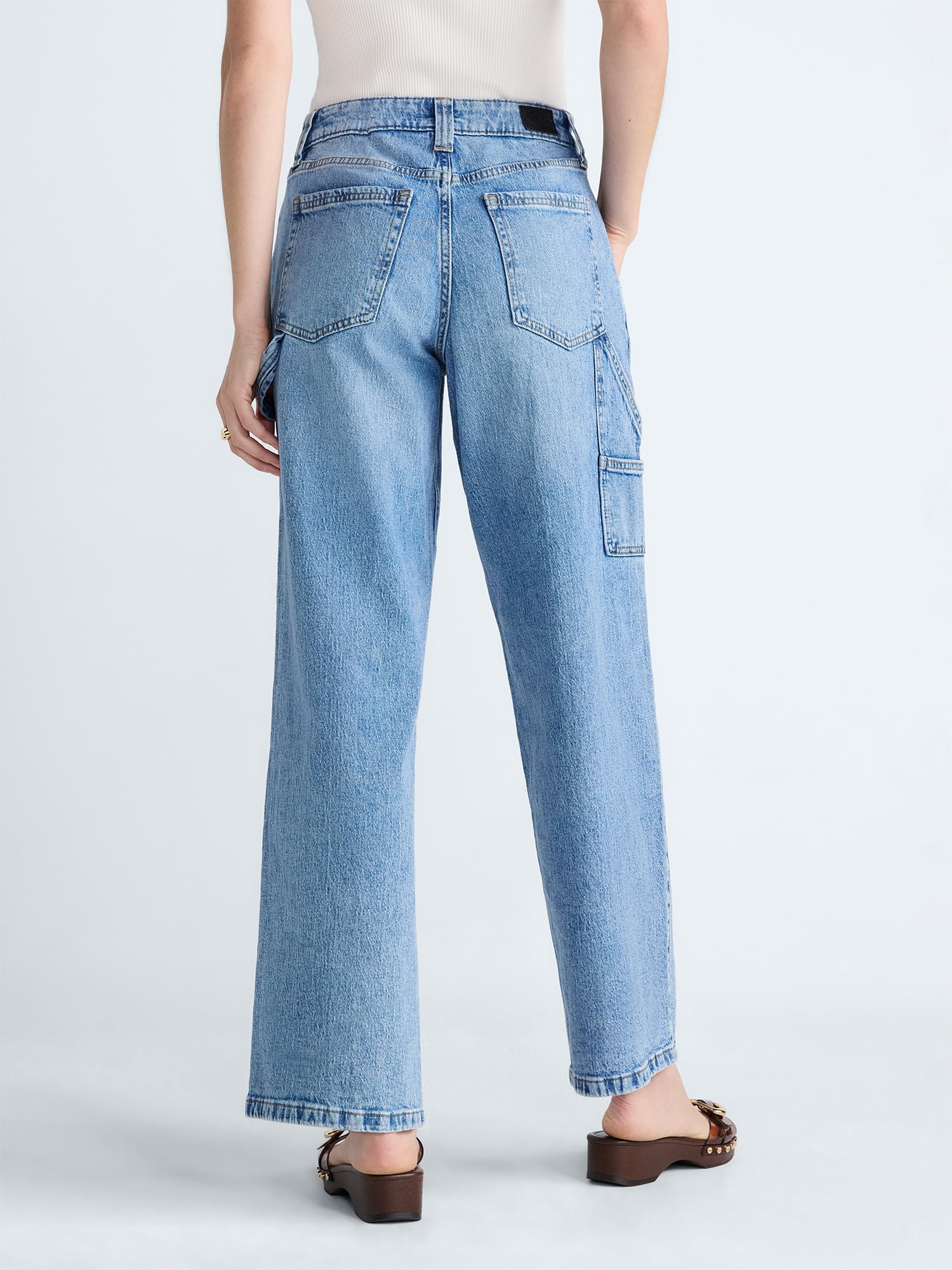 Scoop Women’s and Women’s Plus Relaxed Fit Jeans, 30'' Inseam, Sizes 0-26W