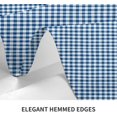 thumbnail image 4 of Rectangle Tablecloth 60x102 Inch, Blue Grids Tablecloths Rectangular Stain Resistant Tabletop Covers Outdoor Tablecloth for Dining Table, Buffet Parties and Camping, 4 of 8