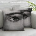 thumbnail image 3 of Qinduosi Black &amp; White Decorative Pillowcase Cushion Cover for Sofa Throw Pillow Case White, 3 of 5