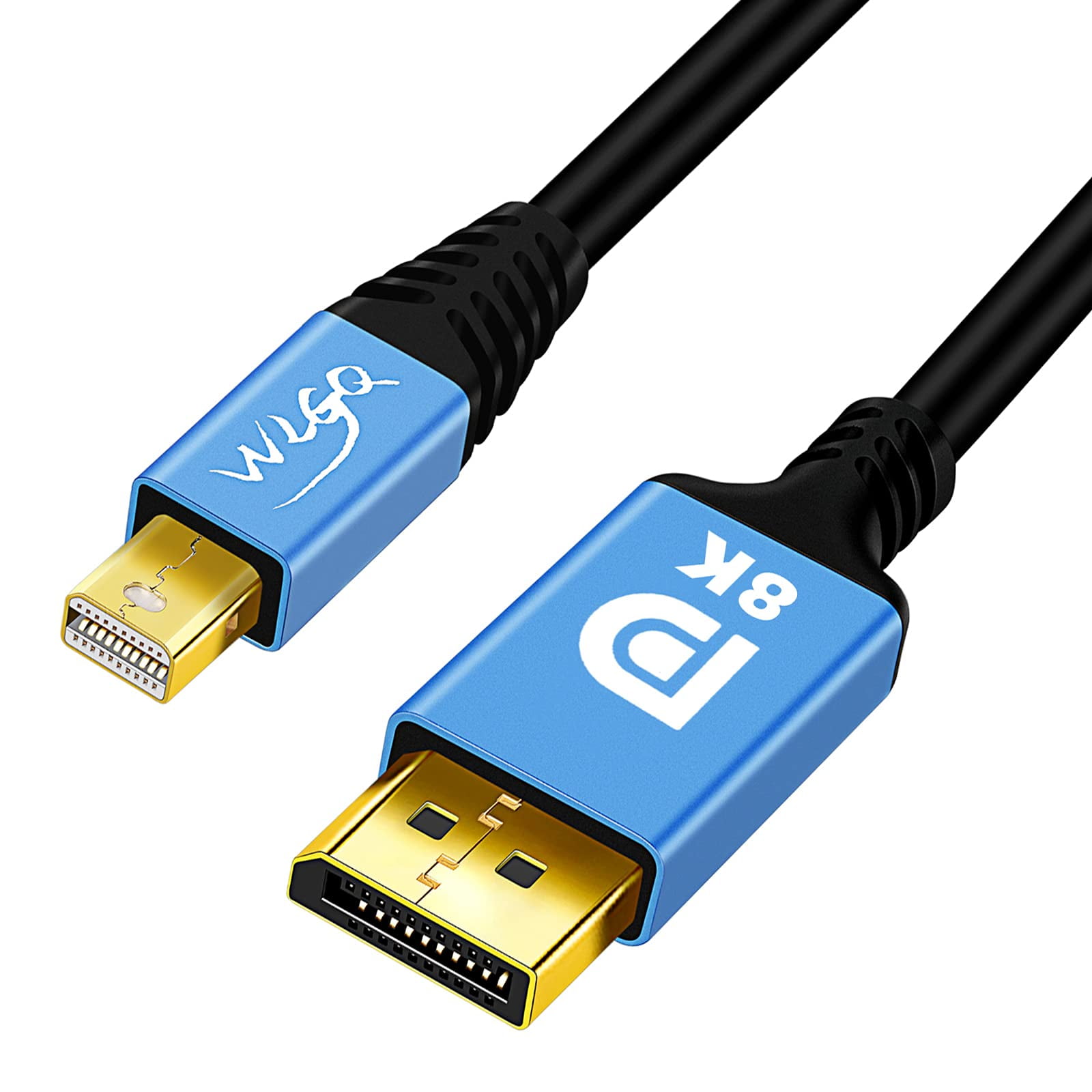 Wlgq Mini Displayport To Displayport Mini Dp To Dp1 4 8k 60hz 4k 144hz Walmart Com