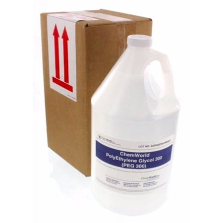 Chemworld PolyEthylene Glycol 300 - PEG 300 - 1 Gallon