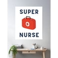 thumbnail image 2 of Nurse Typographic Poster Wall Art, Modern Wall Decor, 16x24 UNFRAMED, 2 of 3