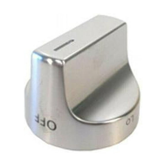 WHIRLPOOL W11159630 RANGE SURFACE BURNER KNOB (STAINLESS) - OEM PART