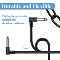 thumbnail image 1 of Guitar Pedal Cable, Clear Sound, Durability, Ultra Low Capacitance, Flexible Instrument Cable for Professional Grade Audio Transmission, 1 of 7