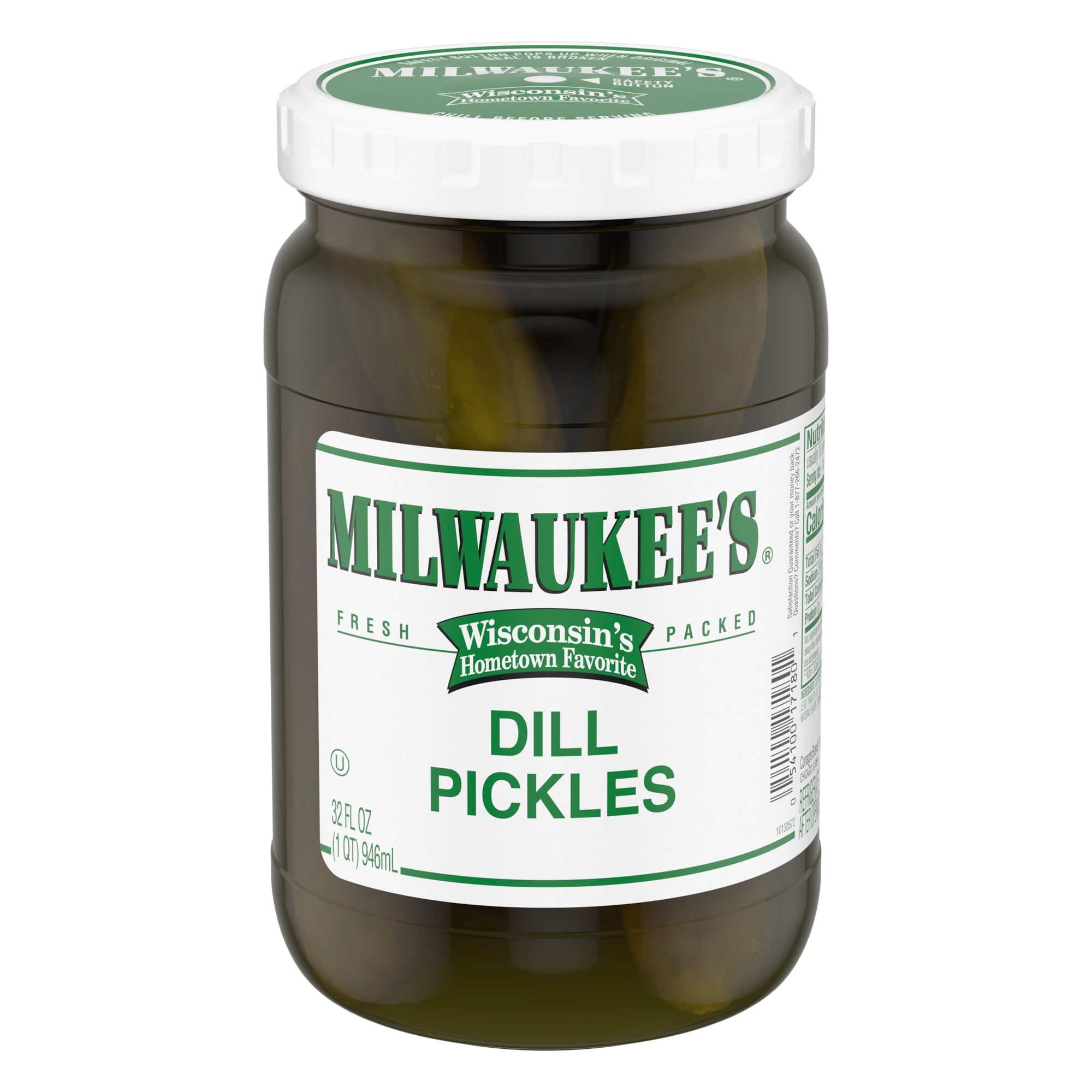 (3 pack) Milwaukee's Dill Pickles, 32 fl oz.