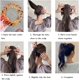 thumbnail image 4 of peines para el cabello, pinzas para el cabello elásticas, bandas para el cabello con forma de nido de pájaro, hebillas para el cabello retráctiles, pinzas Retro geométricas, 4 of 5