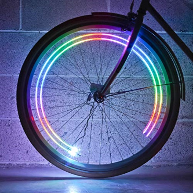 monkey light m204r - 40 lumen, 4 ultrabright full-color led bike wheel ...