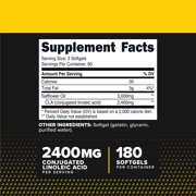 Primaforce Max CLA Supplement 2400 mg Per Serving, 180 Softgels, 60 Servings