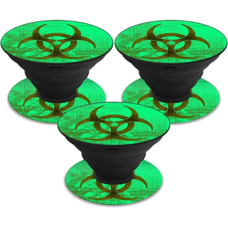 Skin for PopSockets (3 Pack) - Biohazard| MightySkins Protective, Durable, and Unique Vinyl ...