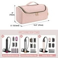 thumbnail image 5 of Travel Case for  Airwrap Complete Styler, Portable Storage Bag with Hanging Hook, Pale Mauve, 5 of 7