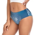 thumbnail image 2 of Balery Snowflakes1 Ropa Interior de Algodón para Mujer con Dibujo – Braguitas Cómodas y Elásticas, Estilo Clásico-3X-Large, 2 of 6